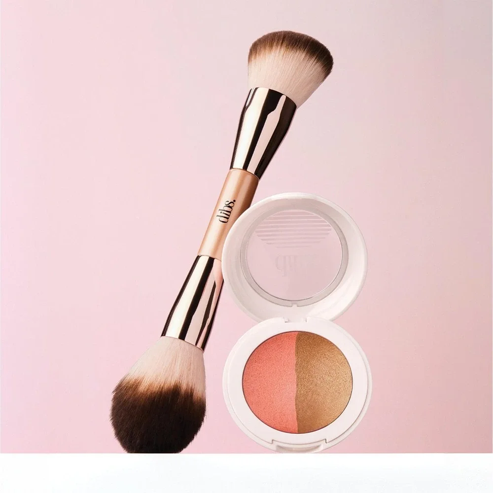 DIBS Beauty The Duet Baked Blush 8.5g Starstruck Shimmer Matte Duo